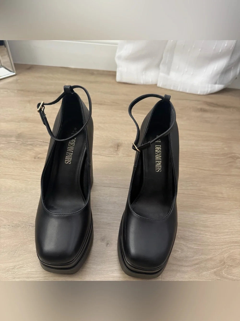 Women's Mary Jane Platform Heel Pumps 5.5